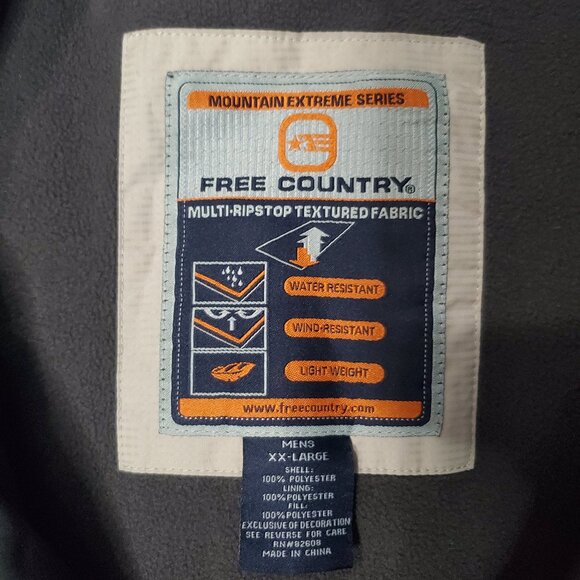 Free Country Mountain Extreme Series All Weather Lined Jacket Coat, XXL - Picture 3 of 10